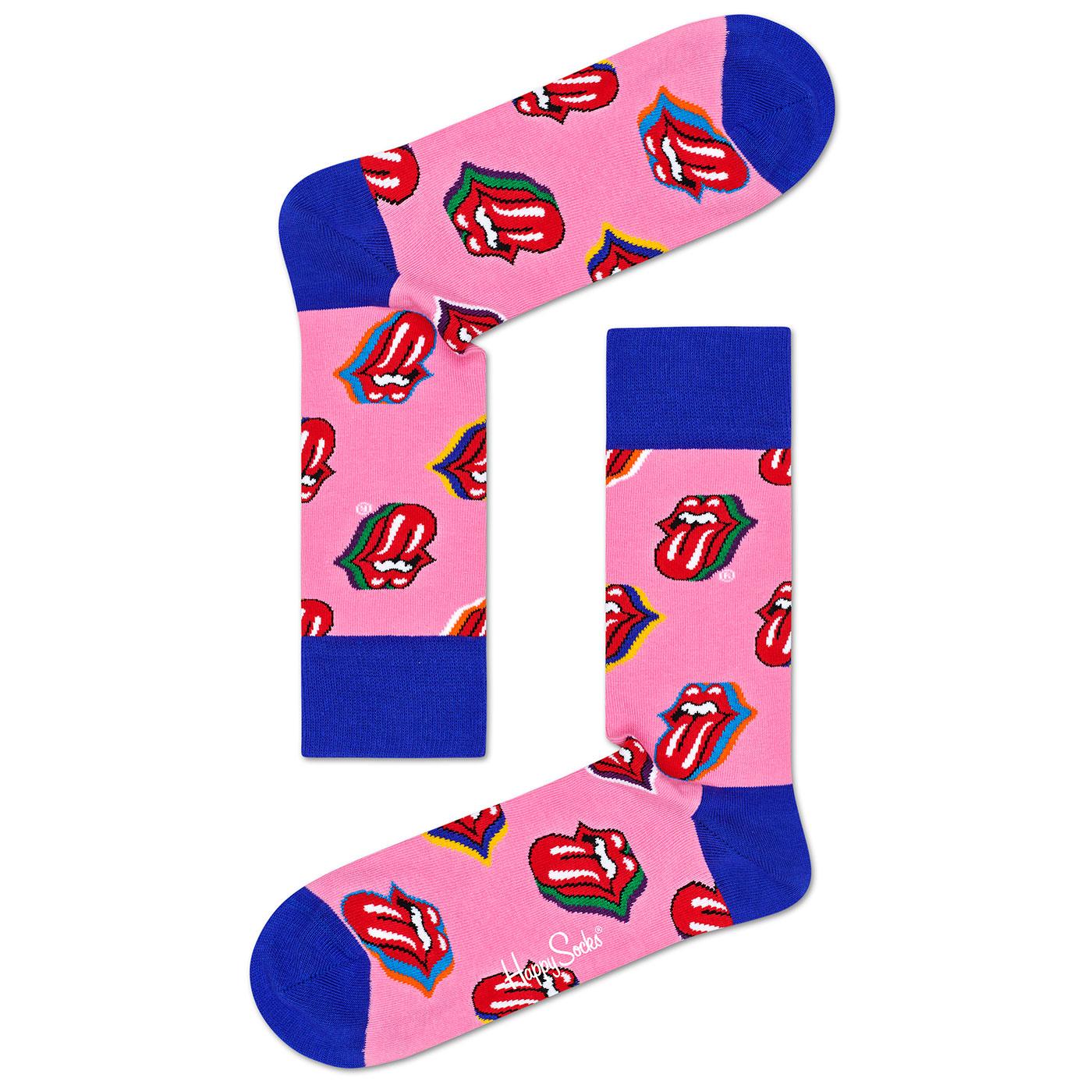 + HAPPY SOCKS x ROLLING STONES Candy Kiss Socks