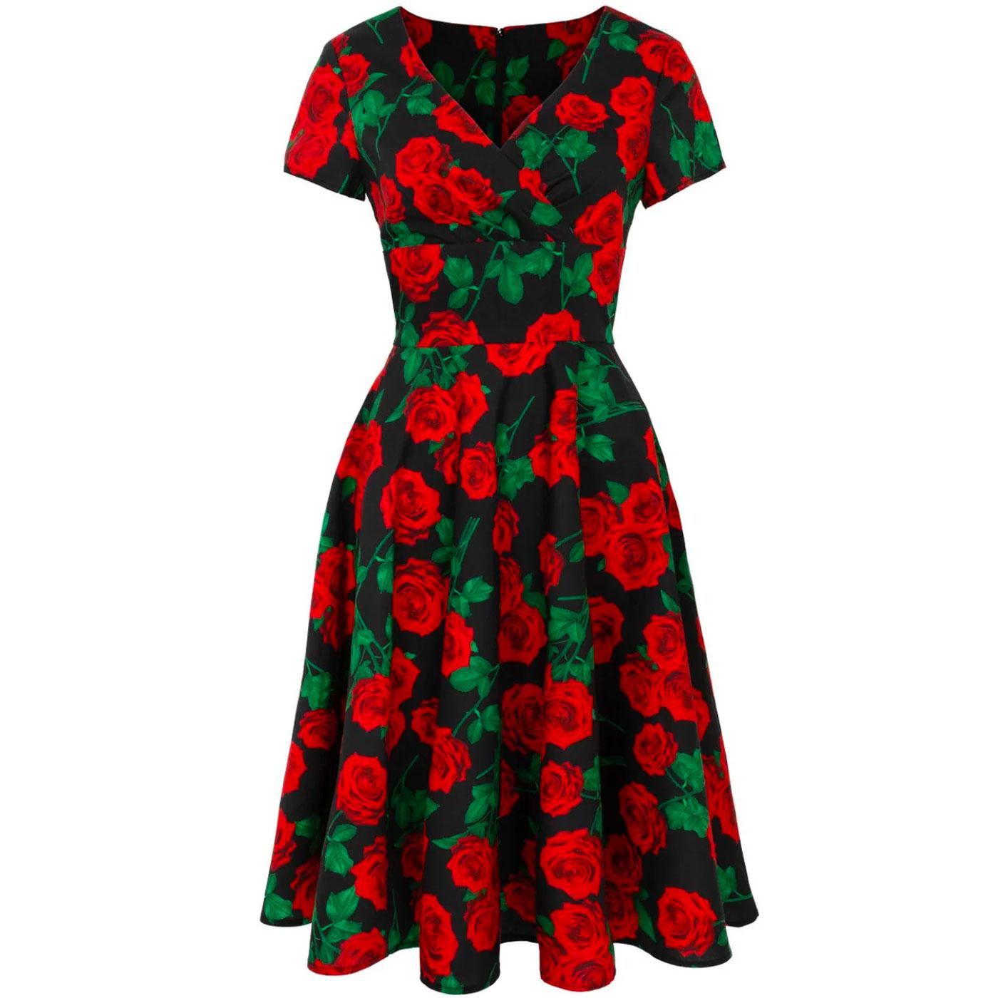 Dolce Vita Hell Bunny Retro 50s Flare Doll Dress