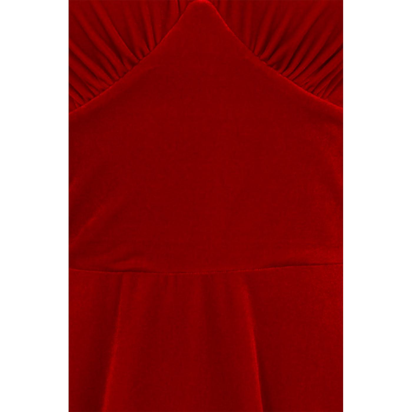 hell bunny red velvet dress