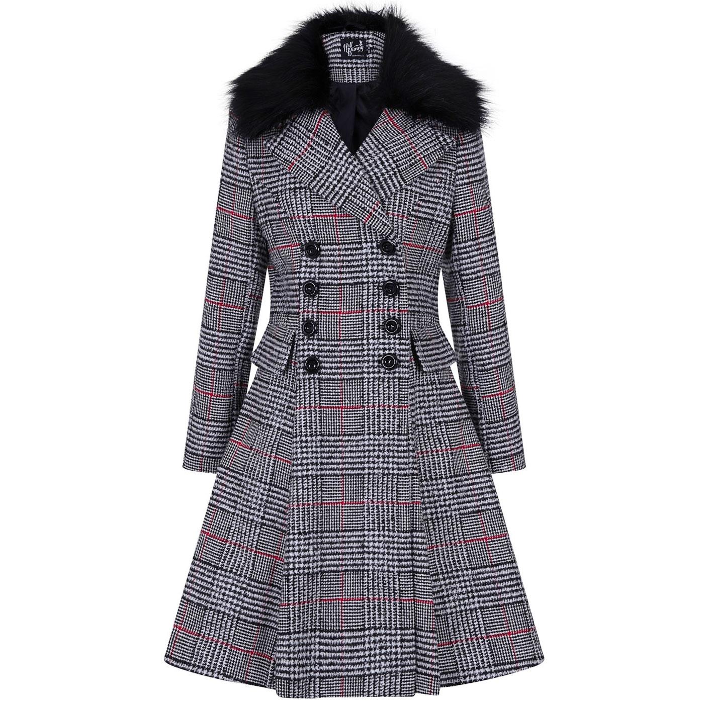 Pascale HELL BUNNY Vintage Check Winter Coat