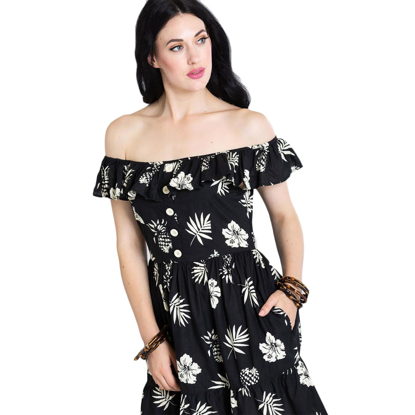 hell bunny pineapple jumpsuit