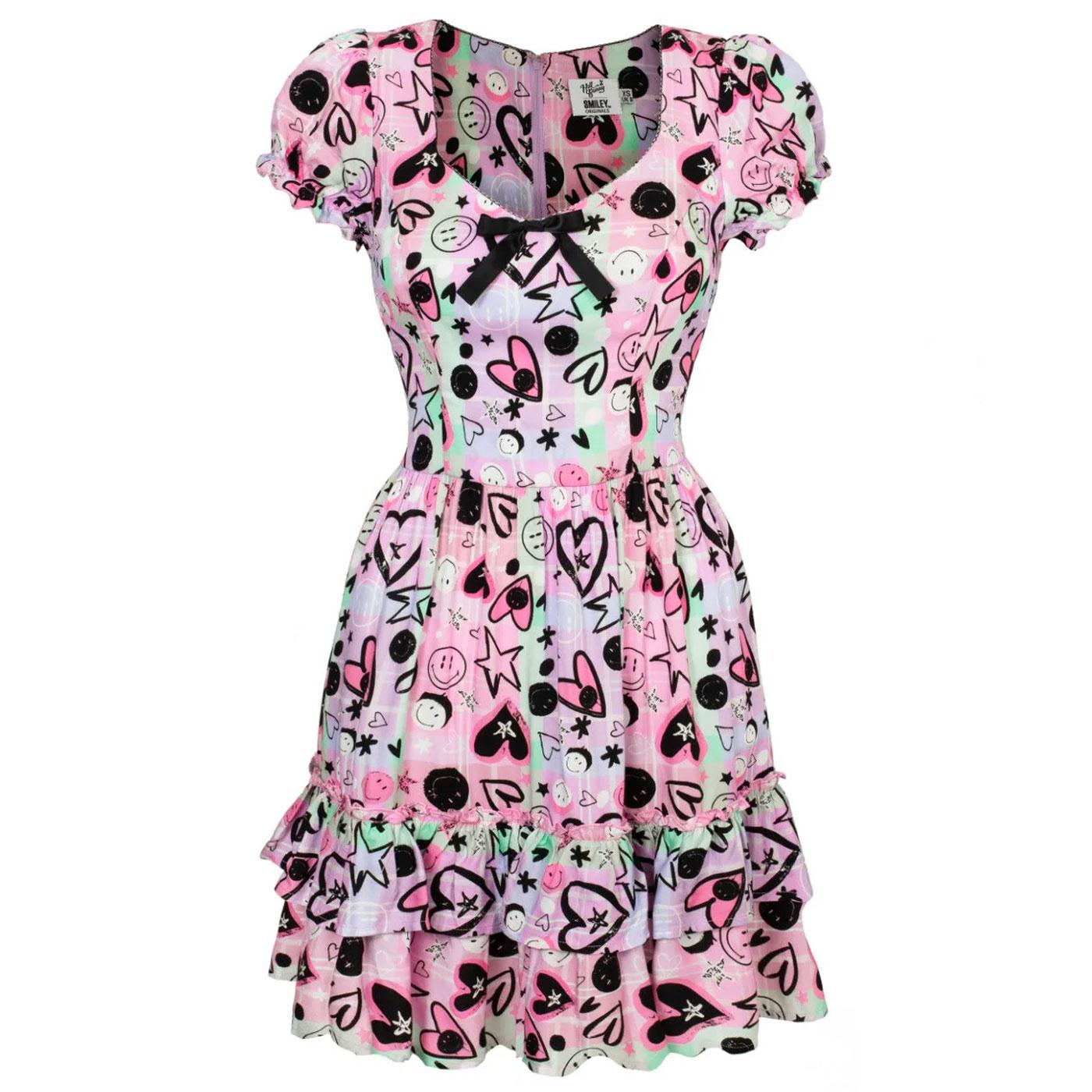 Hell Bunny x Smiley® Originals Robbie Mini Dress