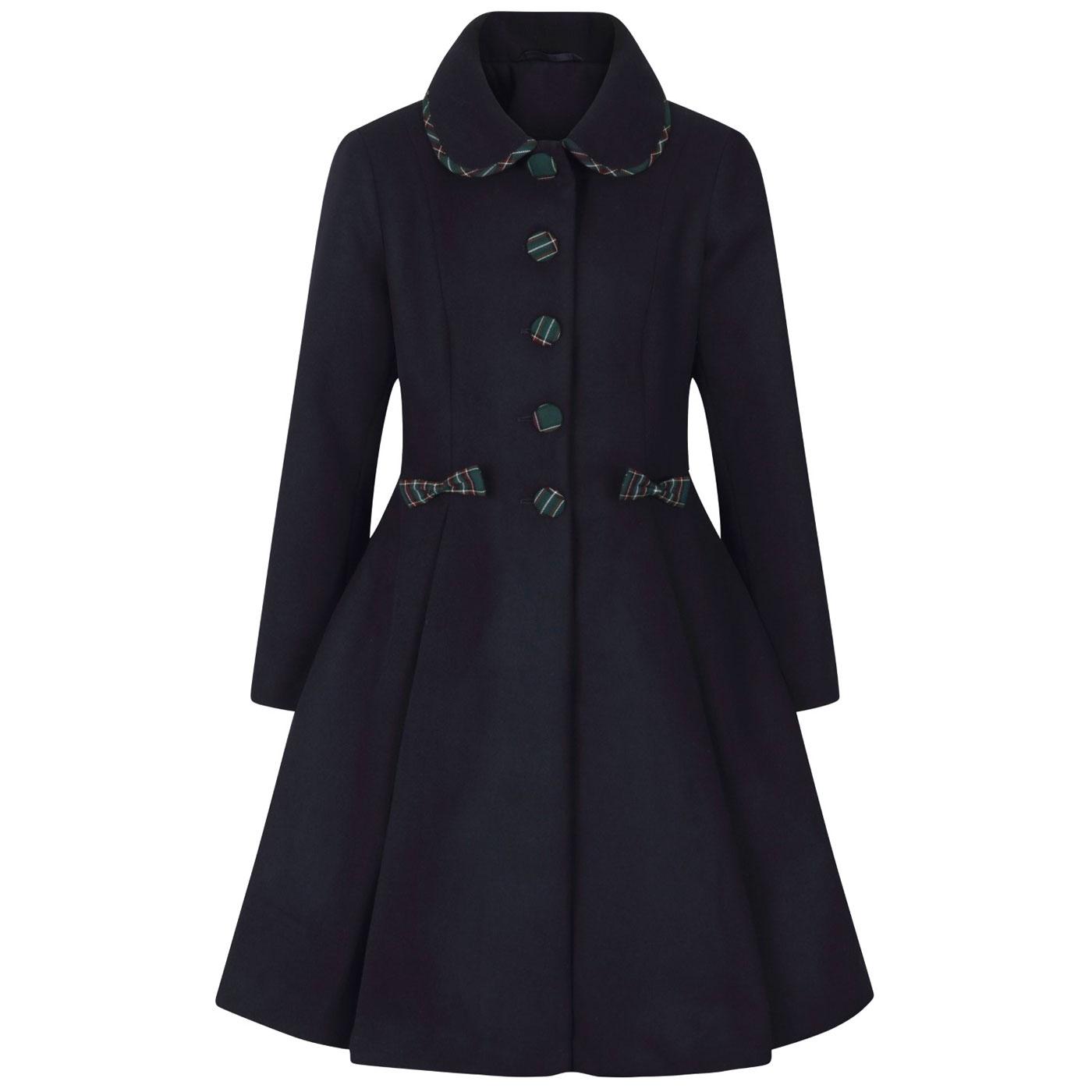 Tiddlywinks HELL BUNNY Vintage 50s Style Navy Coat