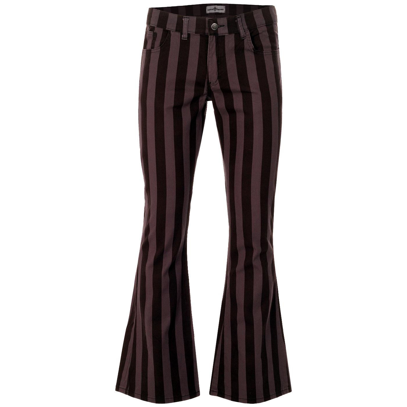 Holy Roller MADCAP ENGLAND Retro Stripe Flares B/G