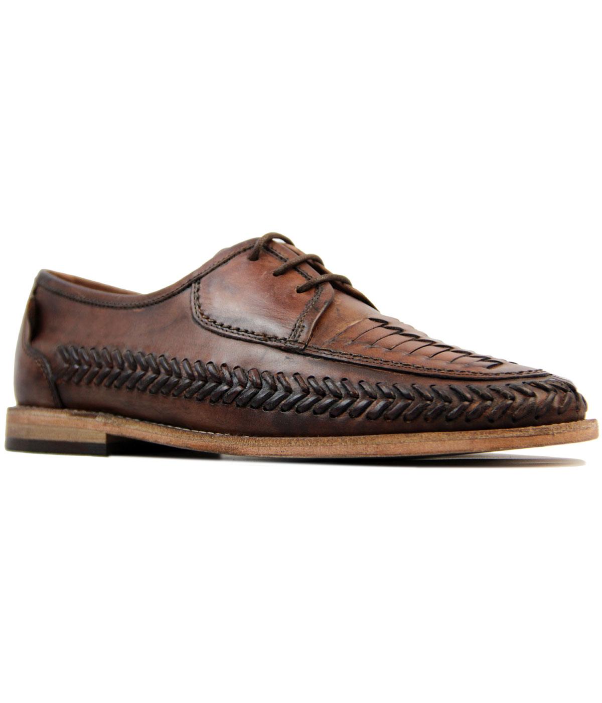 Anfa H by HUDSON Mod Woven Leather Summer Shoes