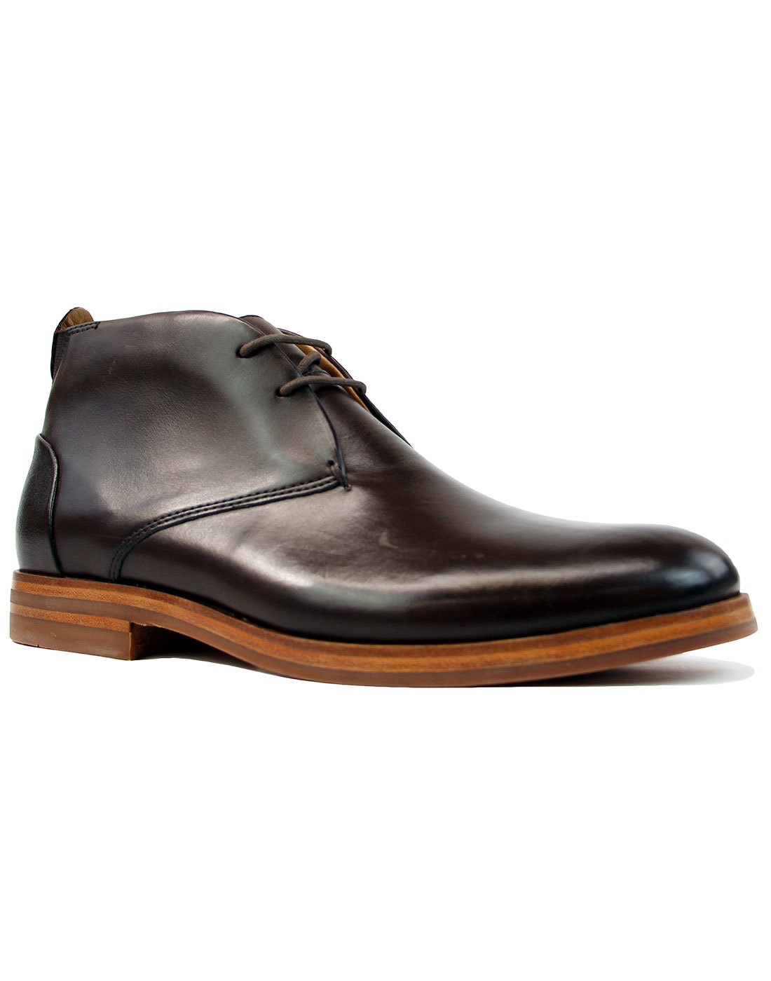 H by Hudson Matteo 60s Mod Chukka Boots in Brown
