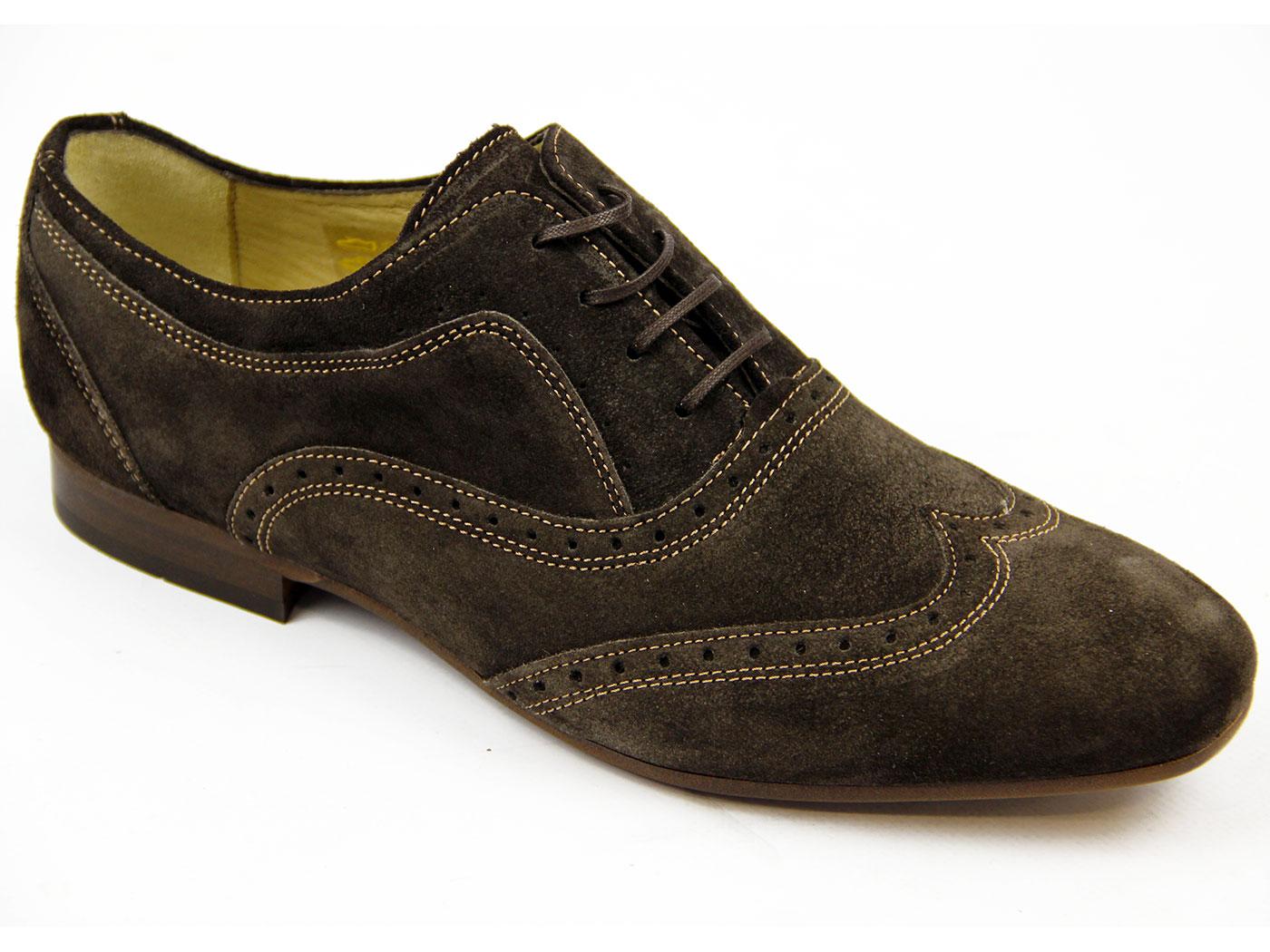 Francis H by HUDSON Retro 60s Mod Suede Brogues