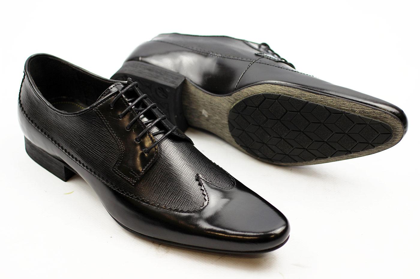 men's high shine brogues