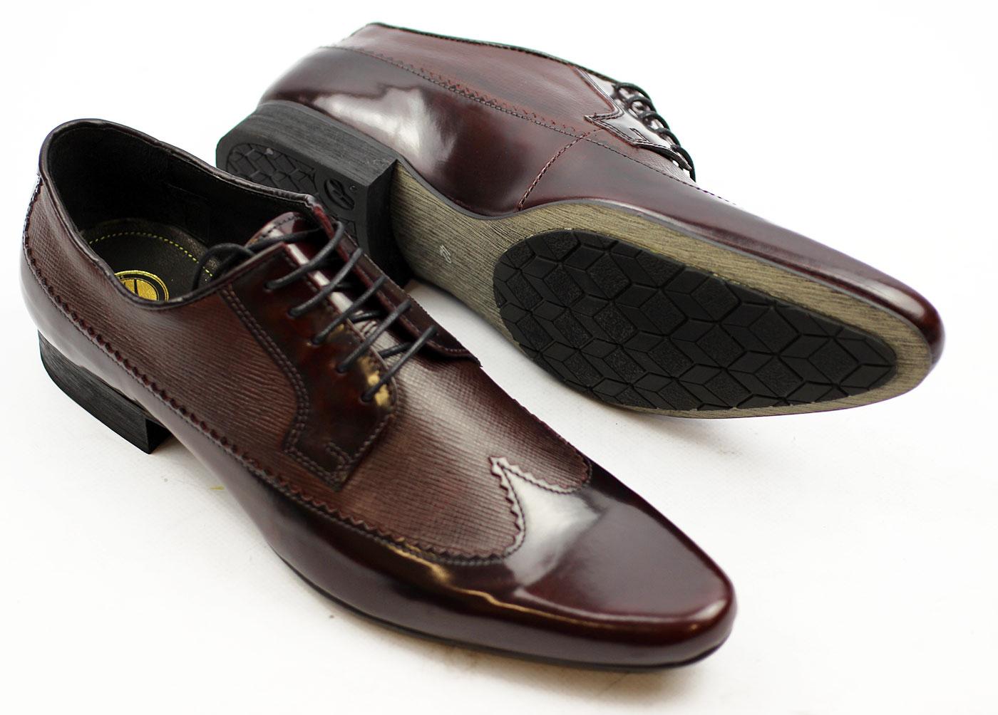 men's high shine brogues