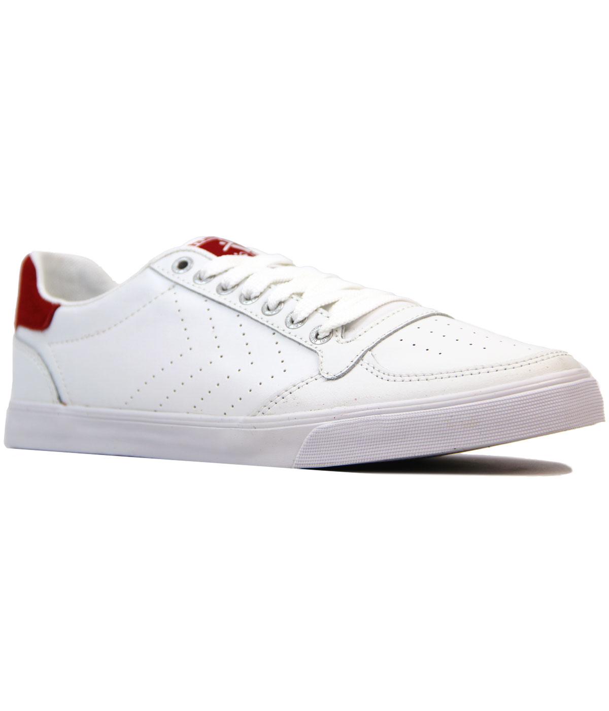 HUMMEL Slimmer Stadil Ace 1970s Tennis Trainers White/Red