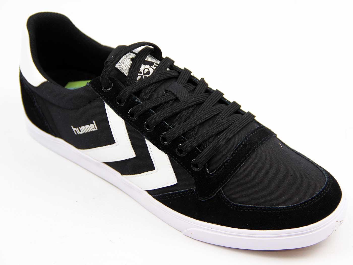HUMMEL Slimmer Stadil Low Canvas Retro Trainers BW