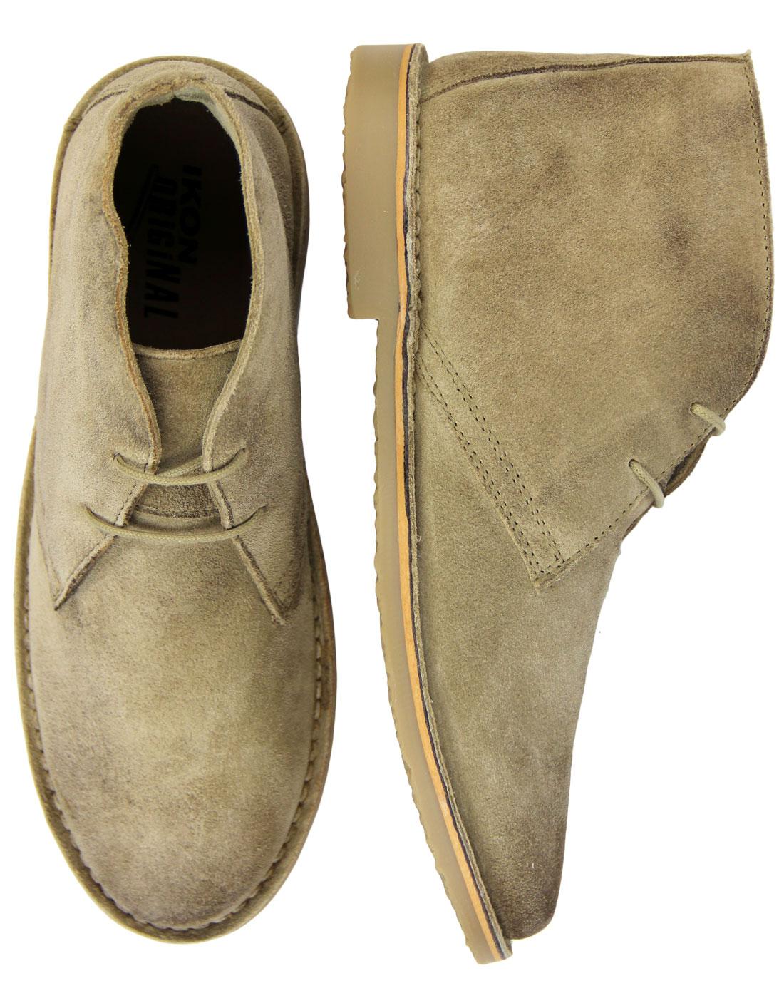 NEW Soft Suede Beige by Ikon Desert Boots Canyon 