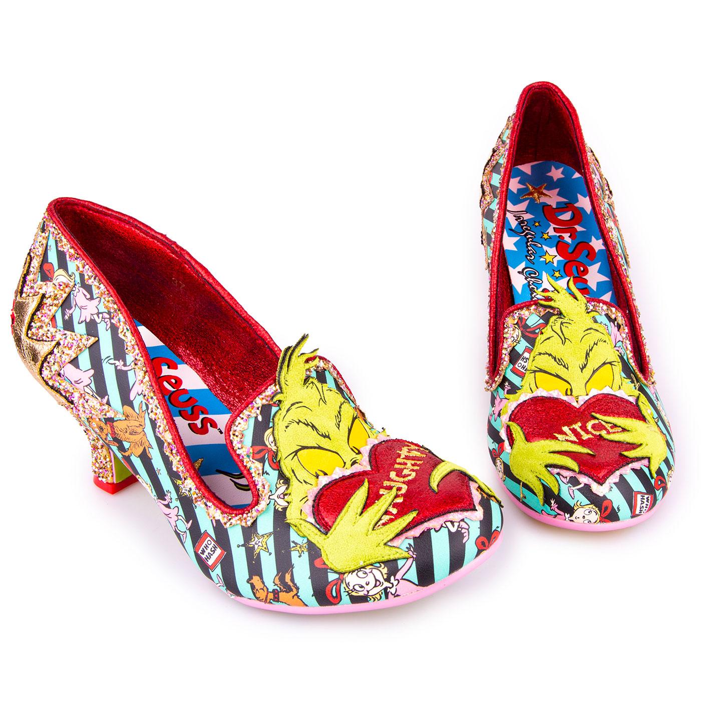 irregular choice grinch dr suess holiday intolerant light up - Lovely  Boutique