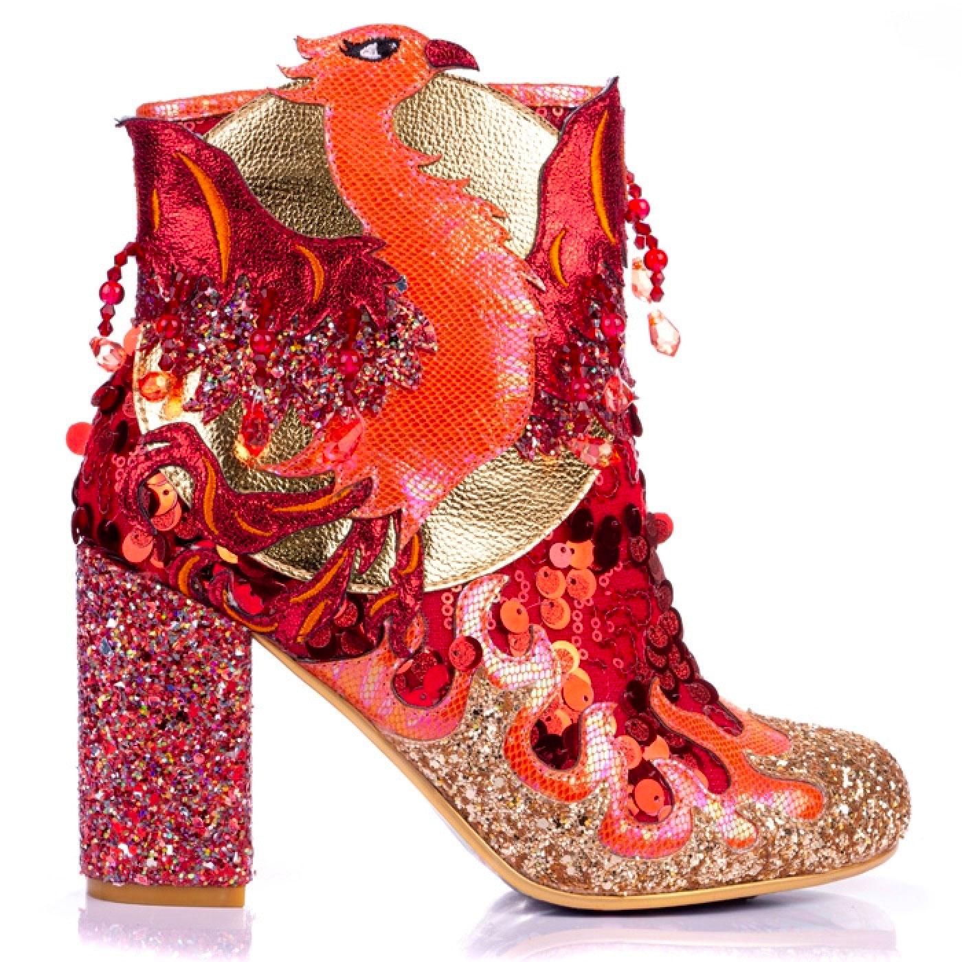 irregular choice glitter boots