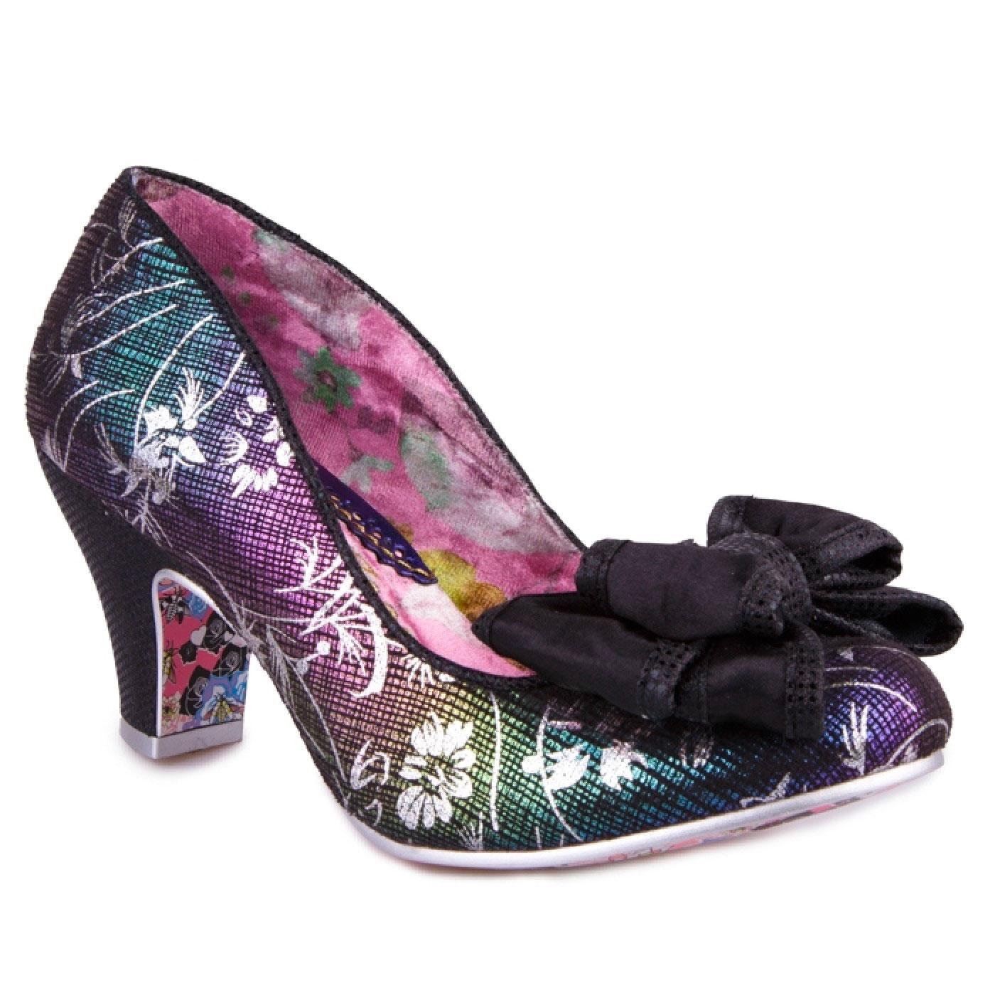 Ban Joe IRREGULAR CHOICE Fabric Floral Shoes (B)