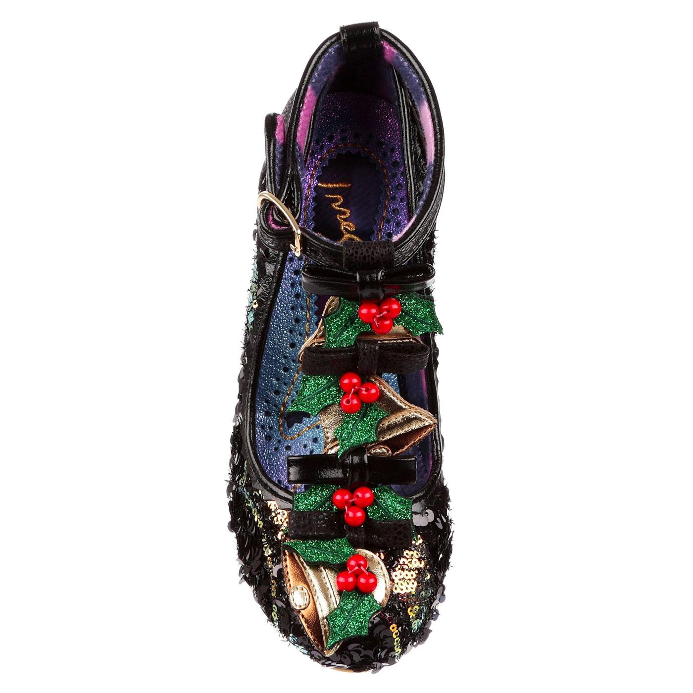 IRREGULAR CHOICE Bells and Holly Christmas Party Heels