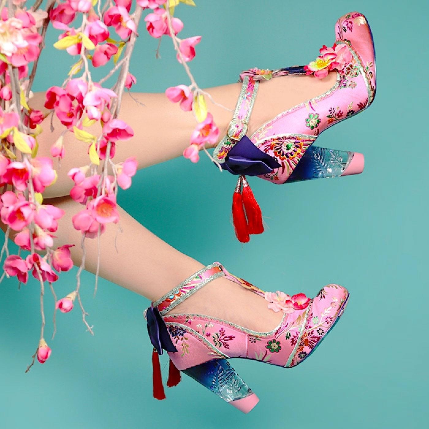 irregular choice blossom bunny shoes