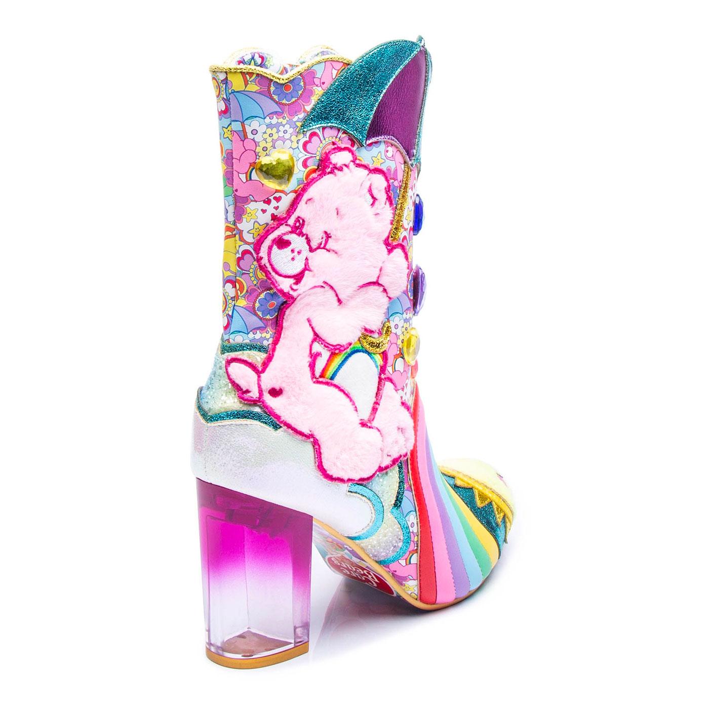IRREGULAR CHOICE Full Of Cheer Retro Care Bears Boots