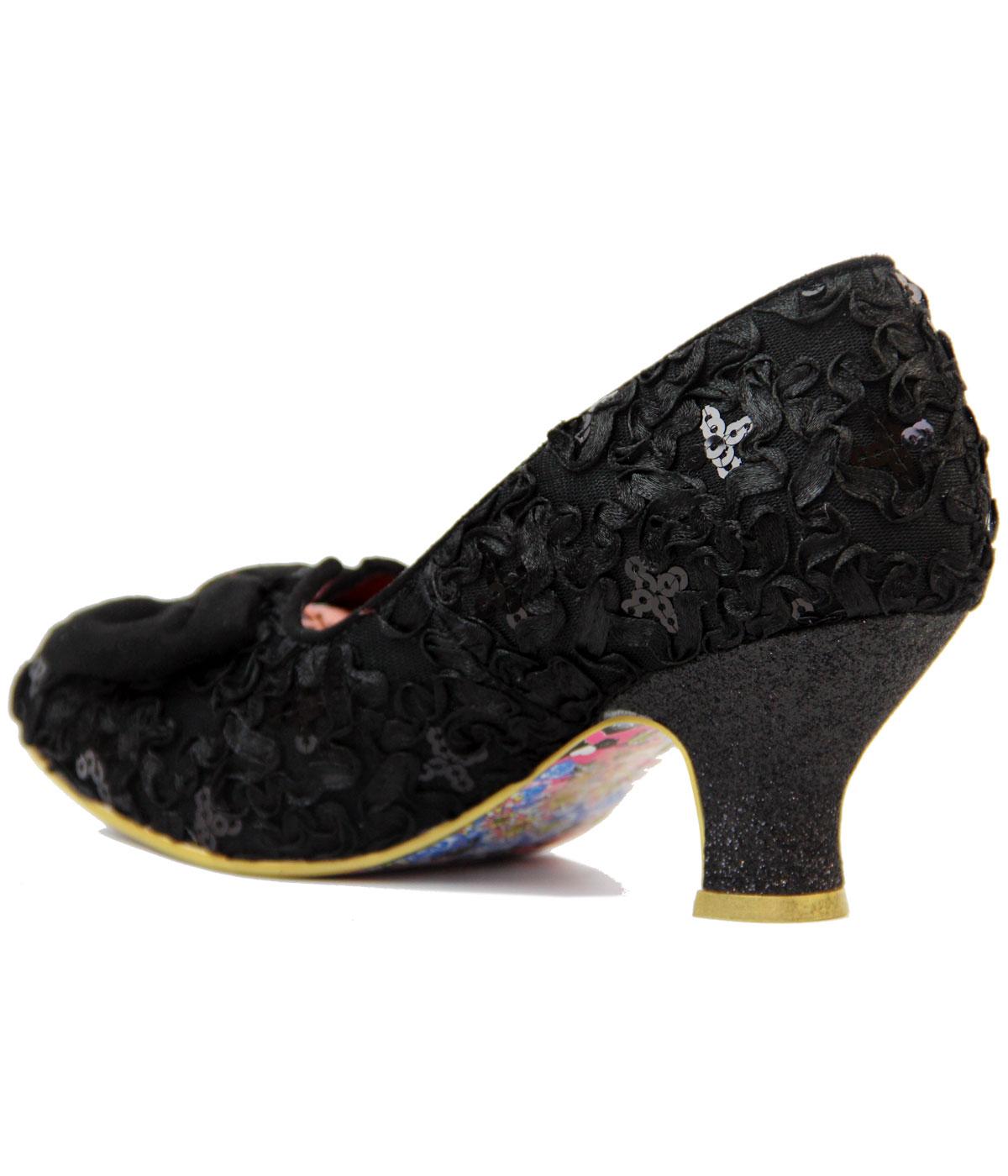 Irregular Choice Mary Jane Oxford Para Mujer, Negro Multi