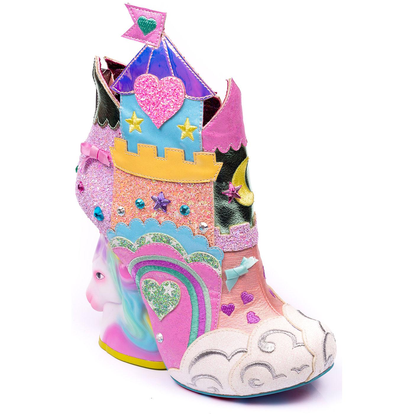  IRREGULAR  CHOICE  Dreams Come True Unicorn  Heel Boots