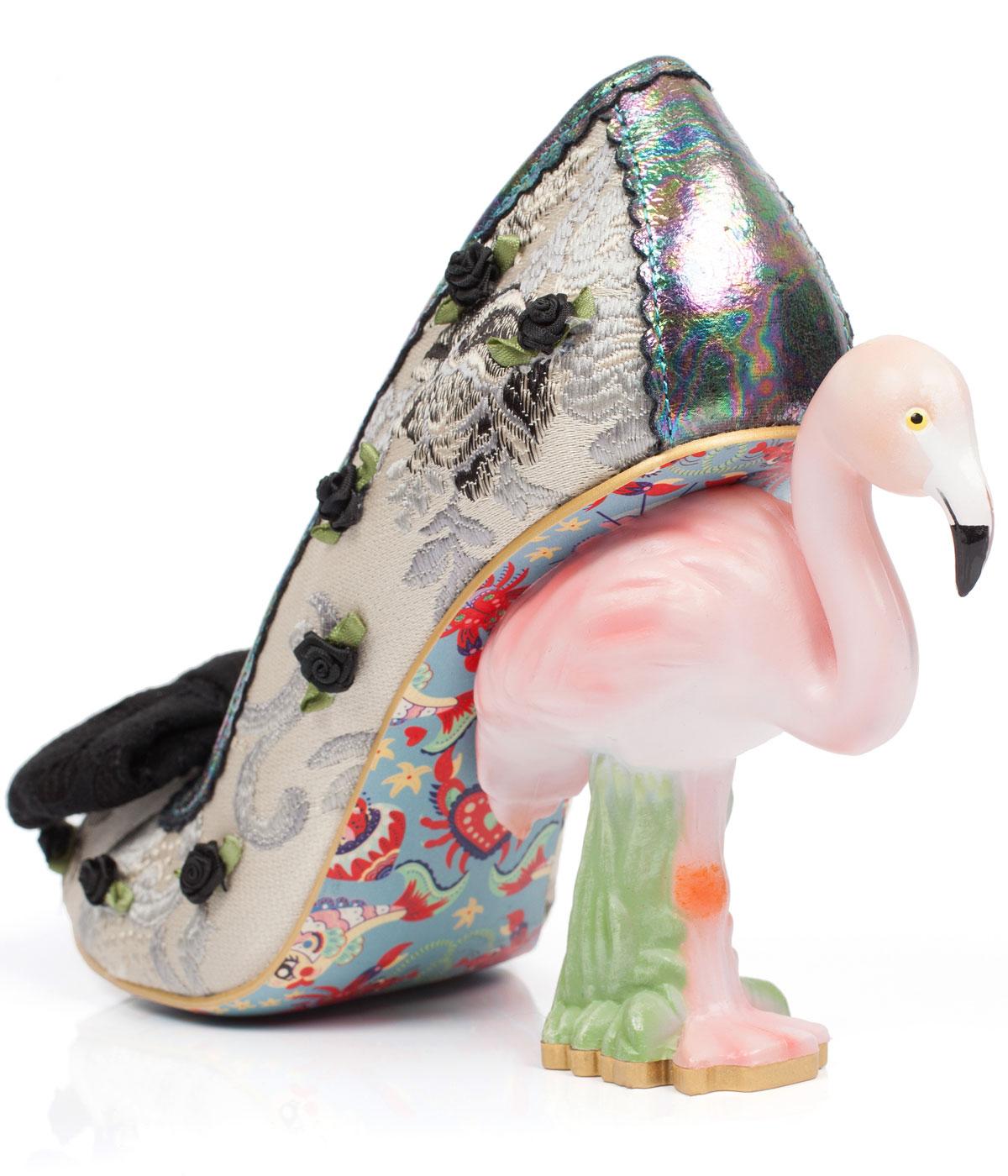 irregular choice flamingo heels
