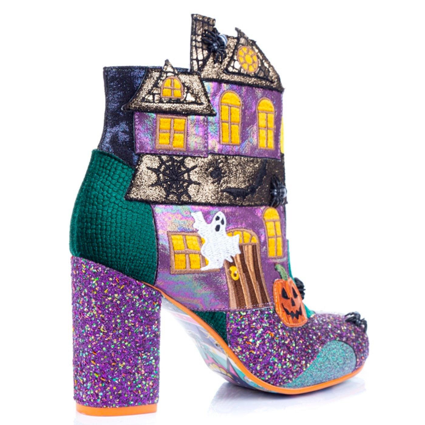 IRREGULAR CHOICE Ghost House Haunted House Heel Boot