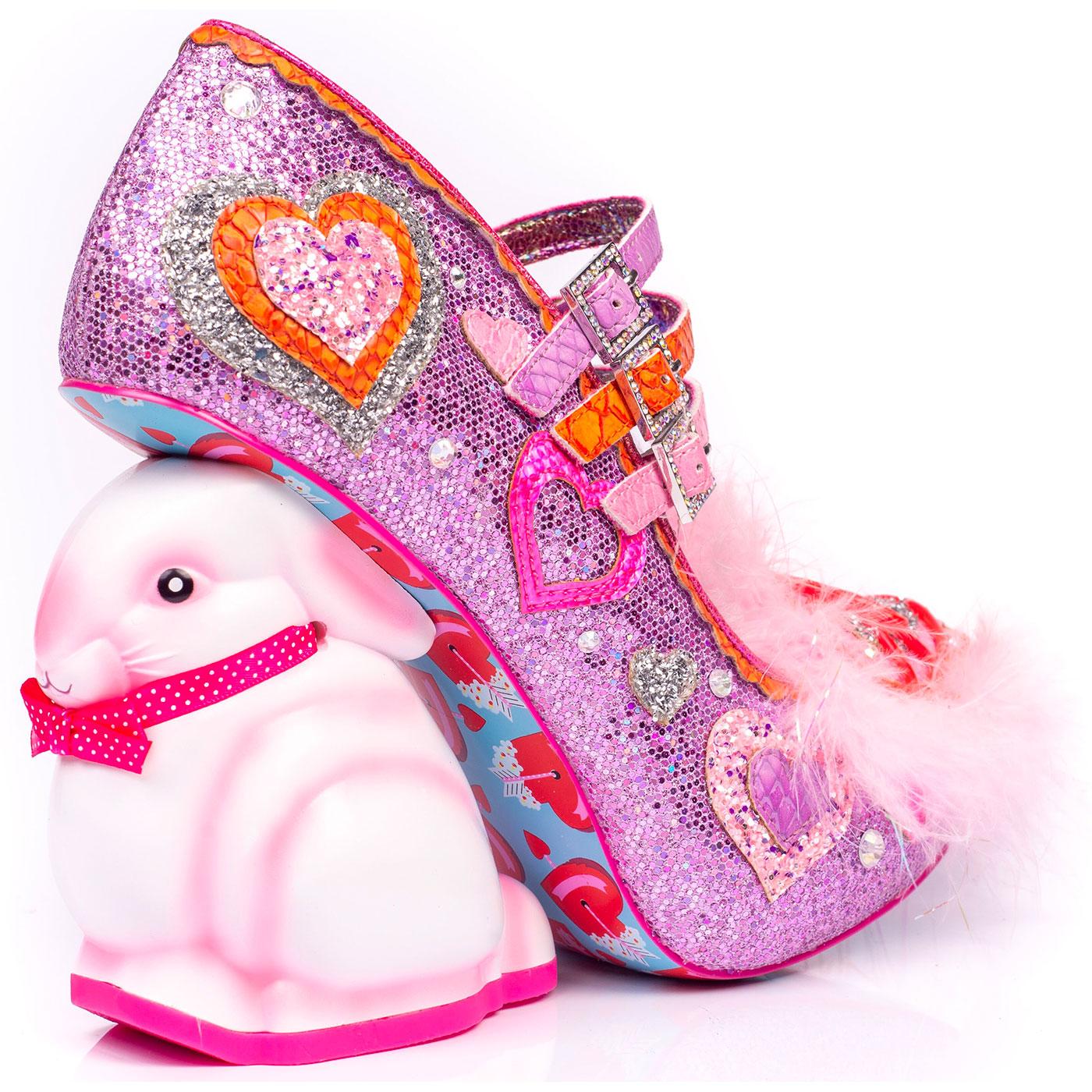 IRREGULAR CHOICE Hunnie Bunnie Family Reunion Heels