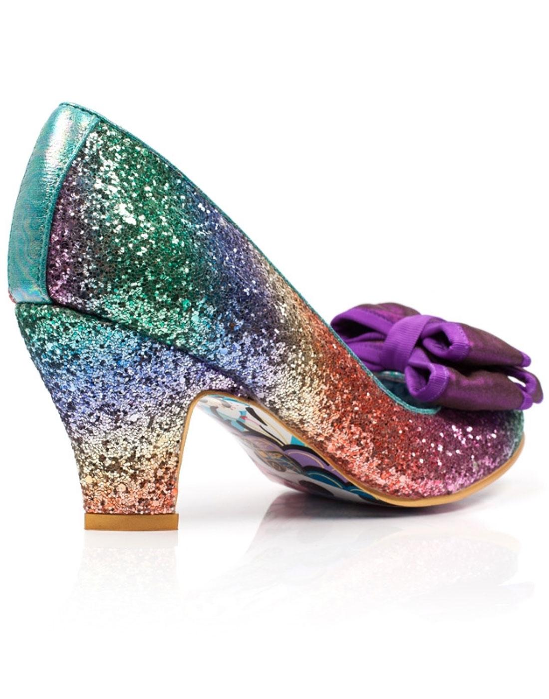 IRREGULAR CHOICE Lady Ban Joe Rainbow Ombre Heels