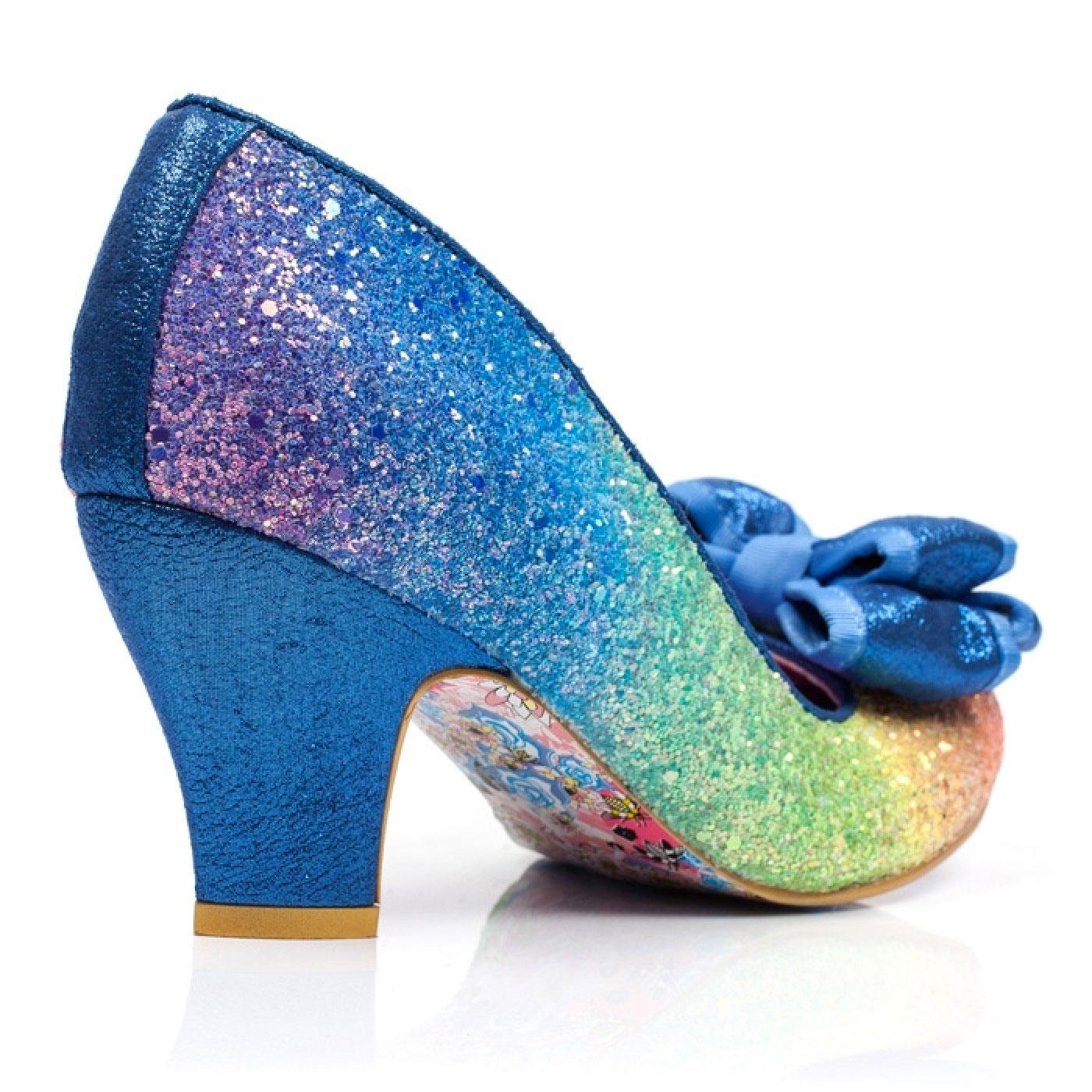 IRREGULAR CHOICE Lady Ban Joe Rainbow Glitter Shoes