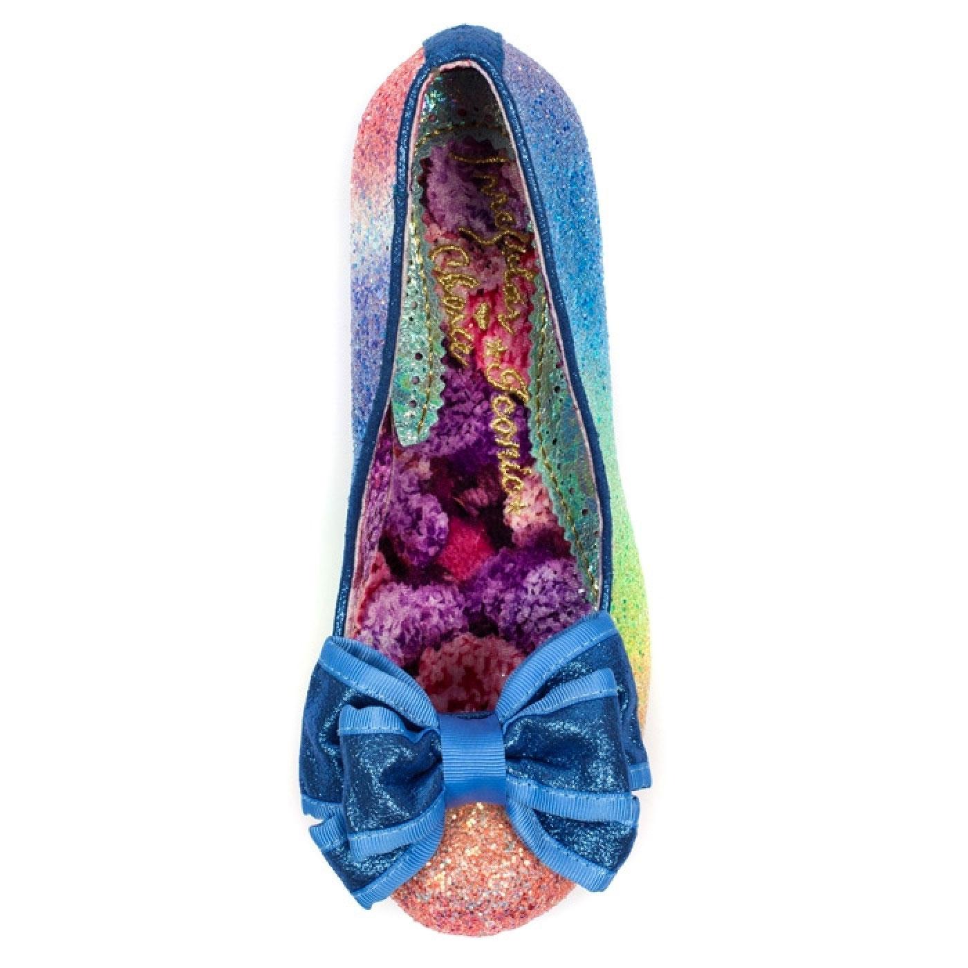 IRREGULAR CHOICE Lady Ban Joe Rainbow Glitter Shoes