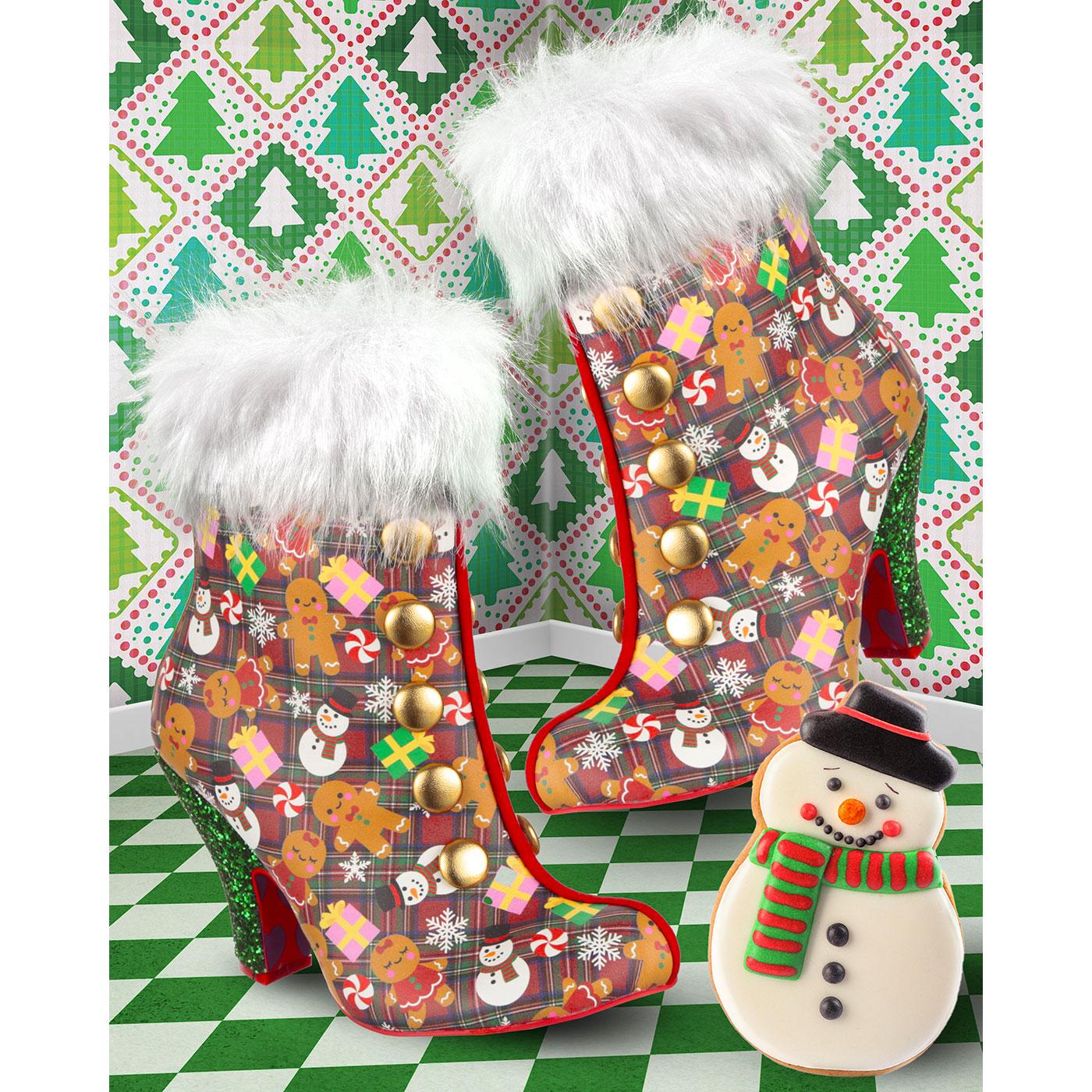 Irregular choice clearance christmas boots