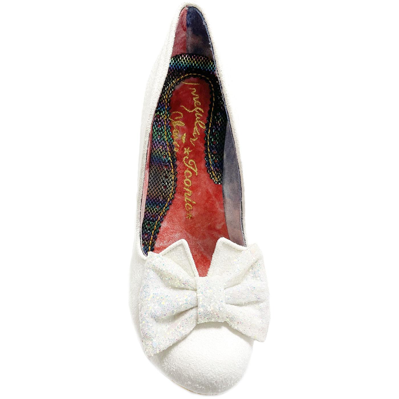 Irregular choice sales cream shoes