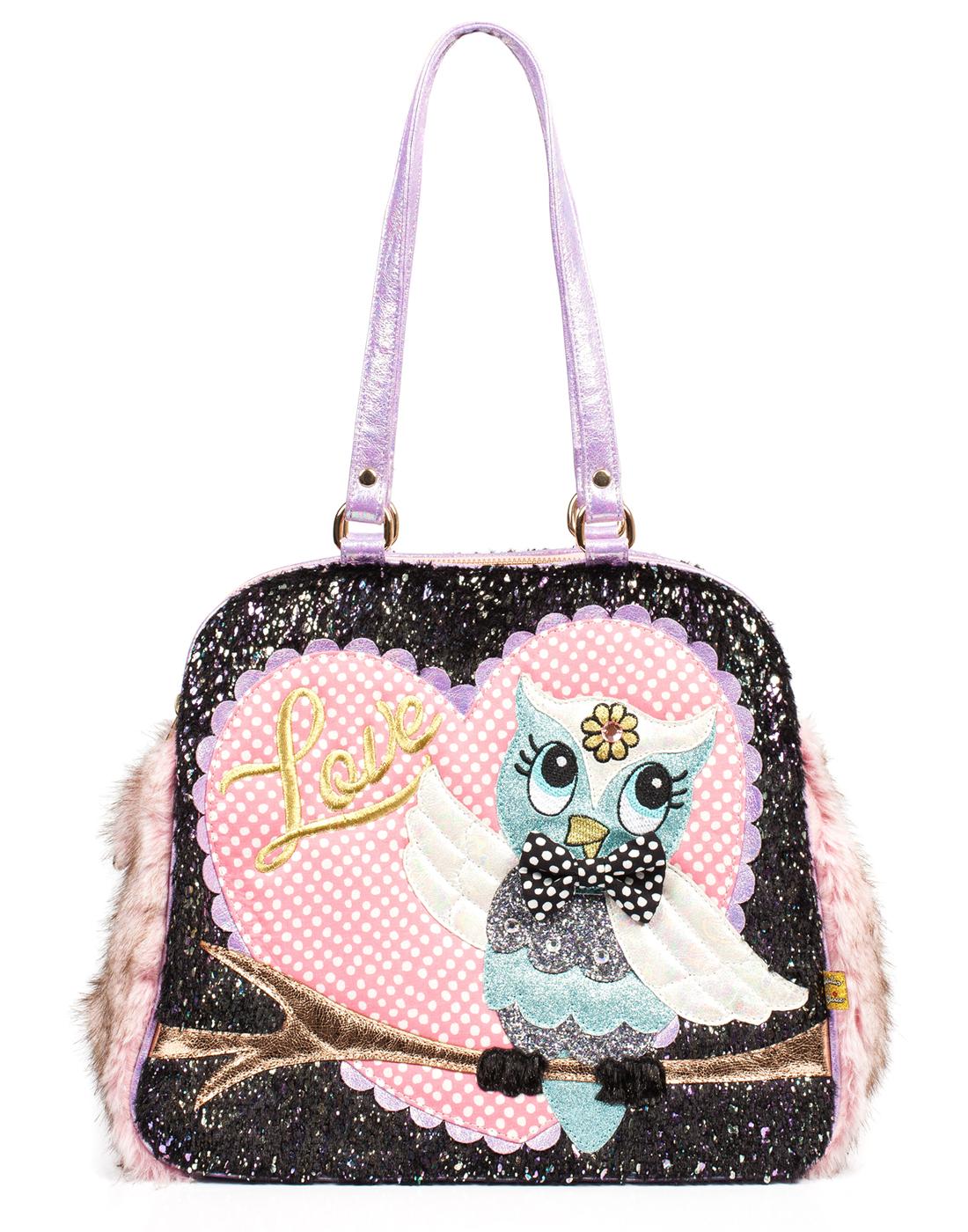 What A Hoot IRREGULAR CHOICE Owl Shoulder Bag P/B