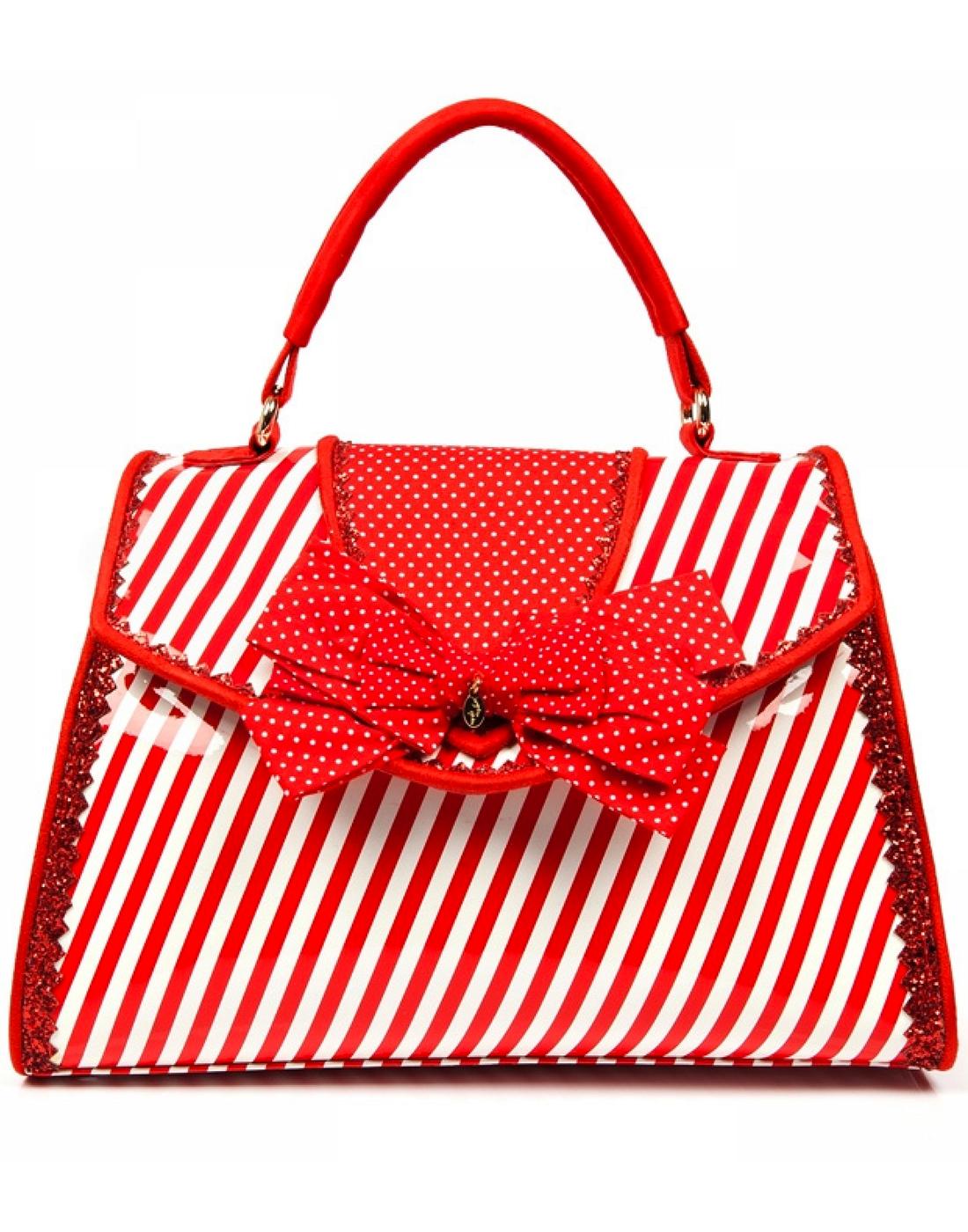 Peggy IRREGULAR CHOICE Retro Box Hangbag in Red