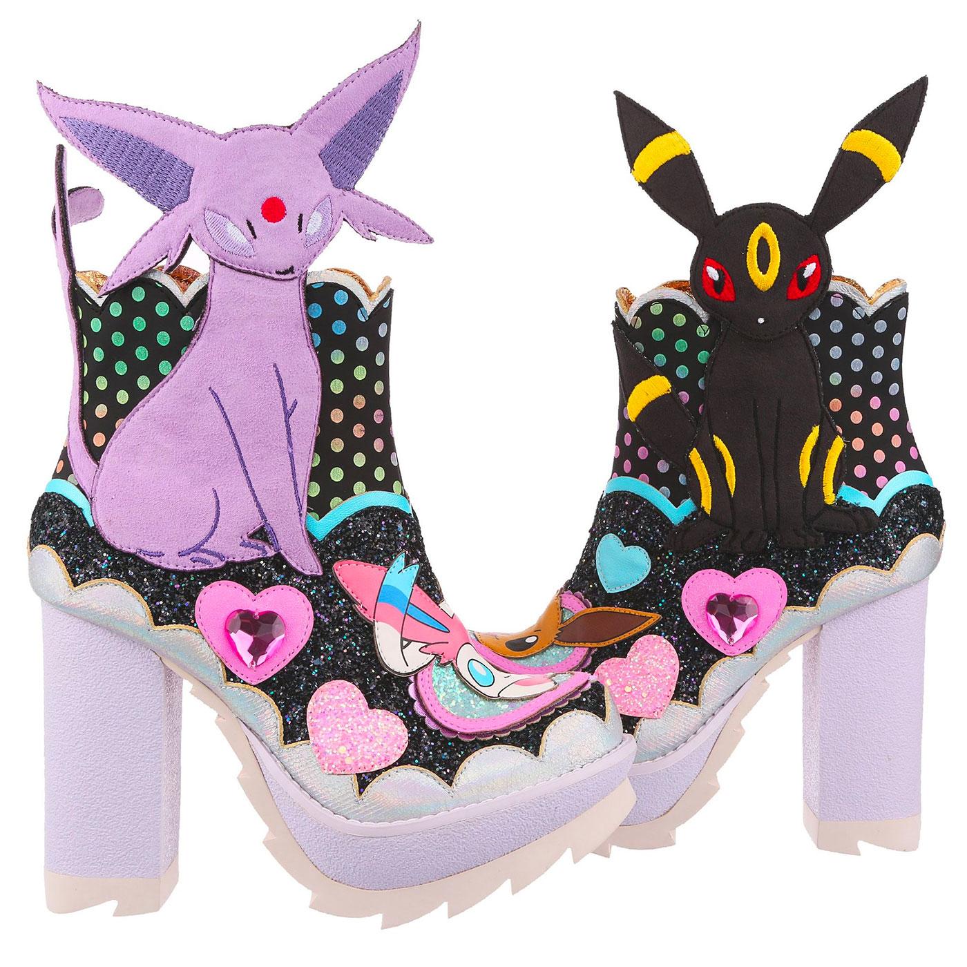 Day and Night IRREGULAR CHOICE Pokemon Heel Boots 
