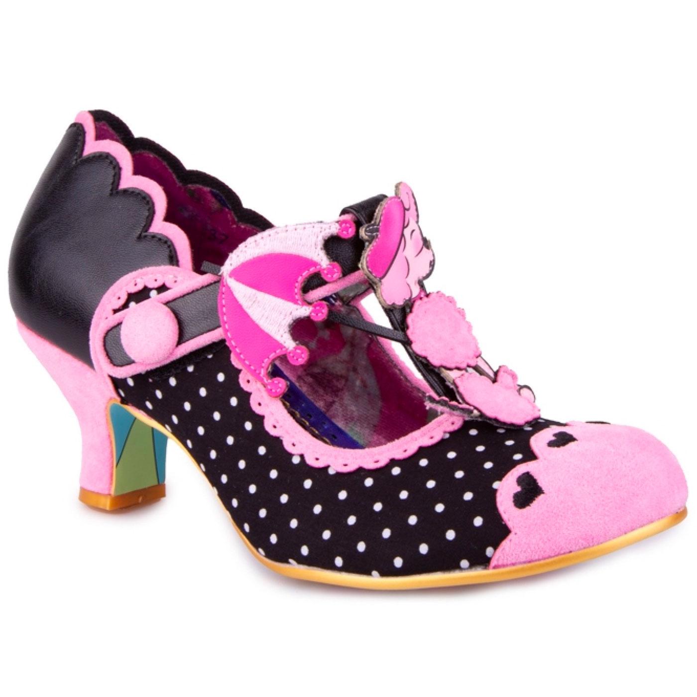 Poodle Perfect IRREGULAR CHOICE Retro T-Bar Shoes