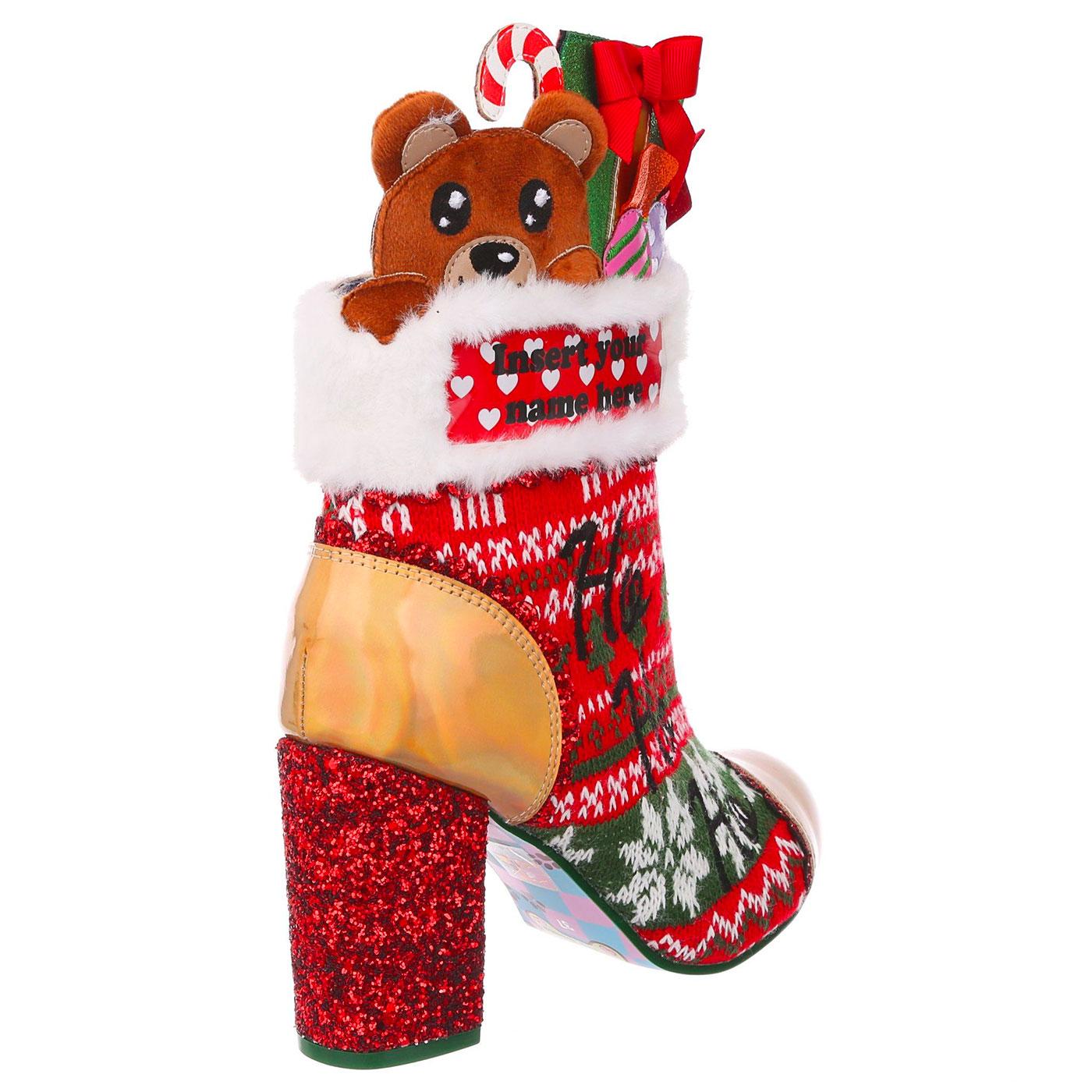 IRREGULAR CHOICE Stuffed Stockings Christmas Boots