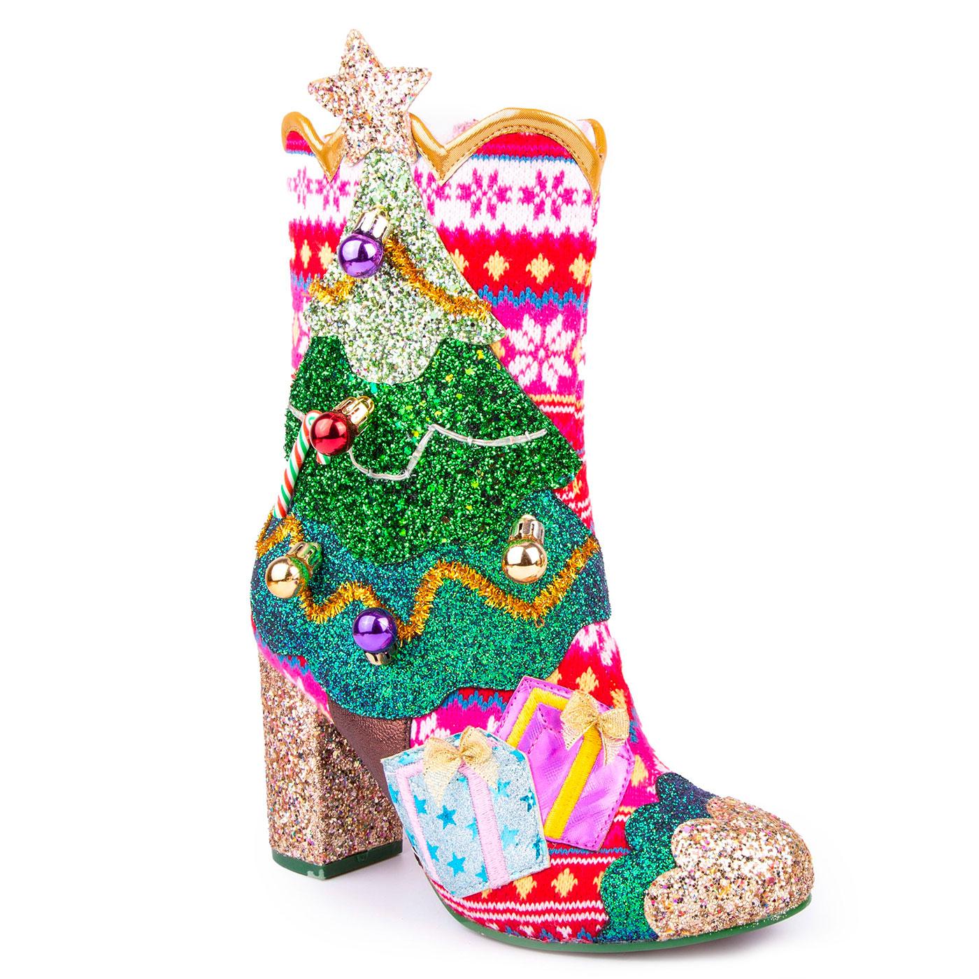Trees a Crowd Irregular CHoice Christmas Party Boots 