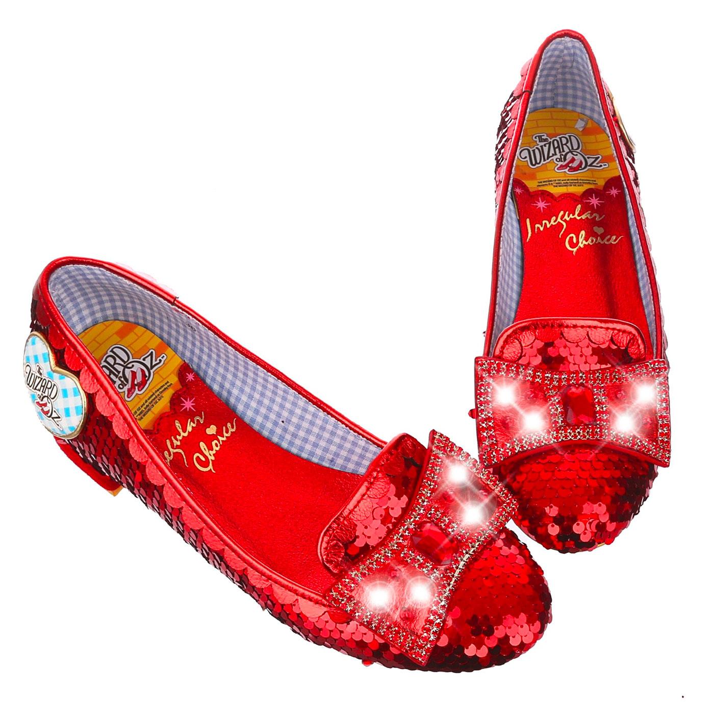 IRREGULAR CHOICE x WIZARD OF OZ Always Had the Power Red Shoes