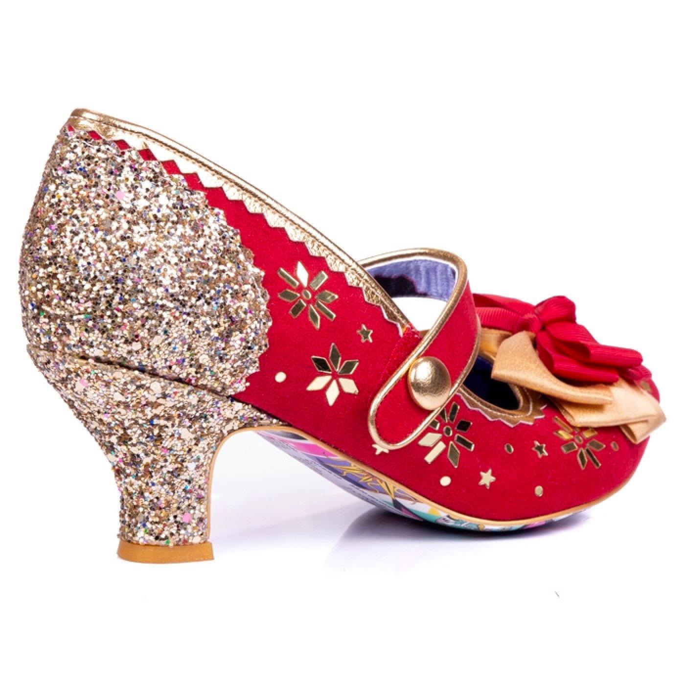 irregular choice red glitter