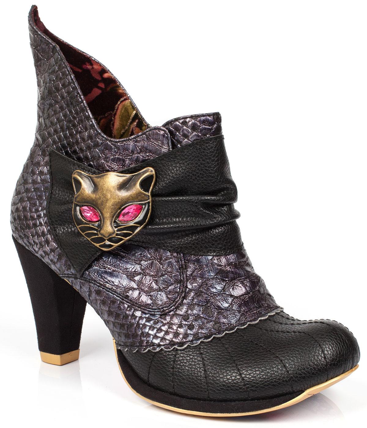 Miaow IRREGULAR CHOICE Retro Vintage Cat Boots
