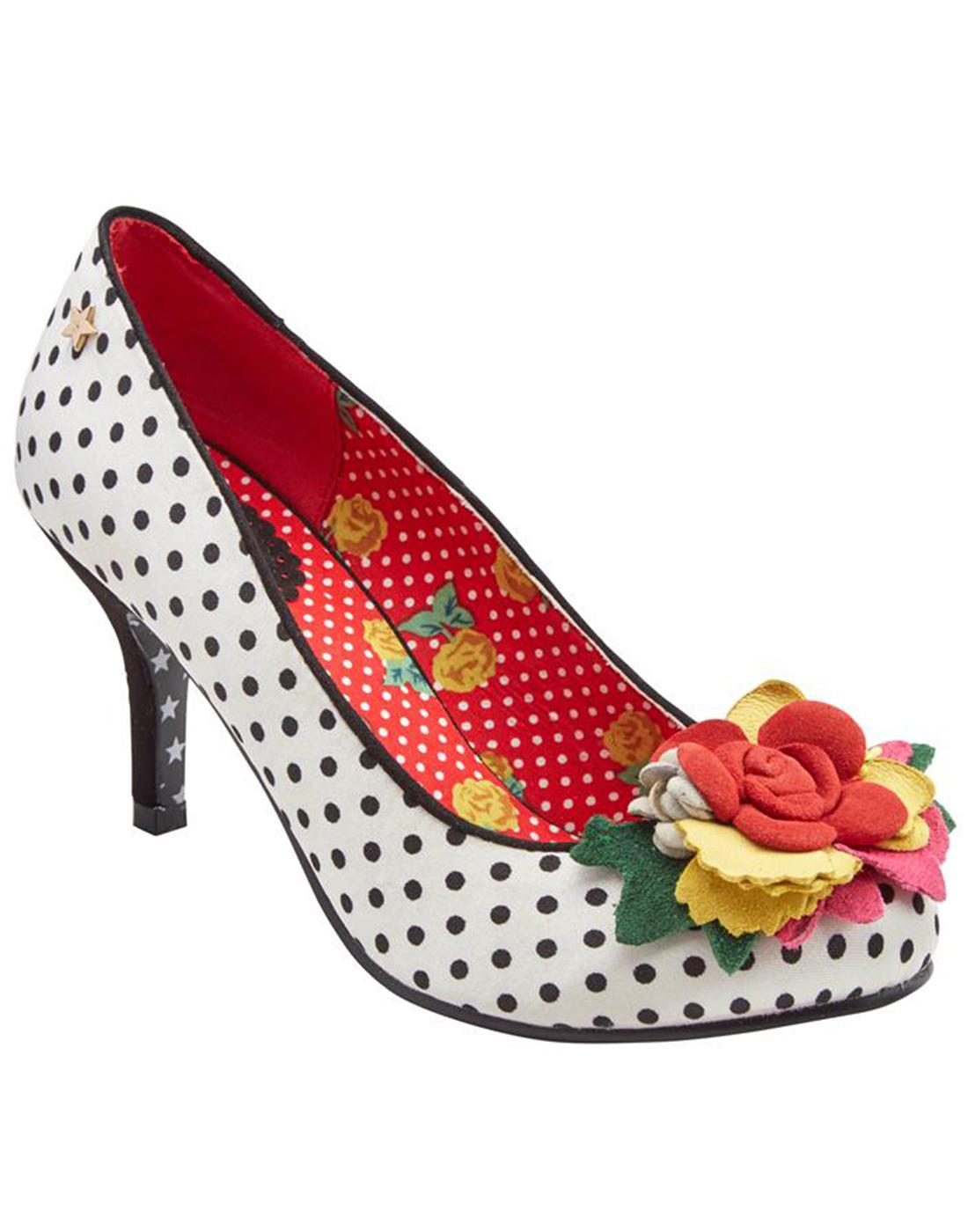 Meryl JOE BROWNS Vintage Floral Spotty Stilettos  