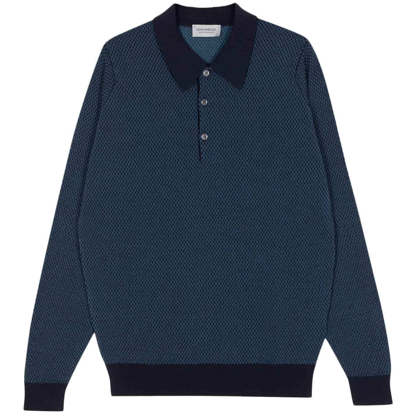 Acaster John Smedley Fine Merino Wool Polo Shirt B