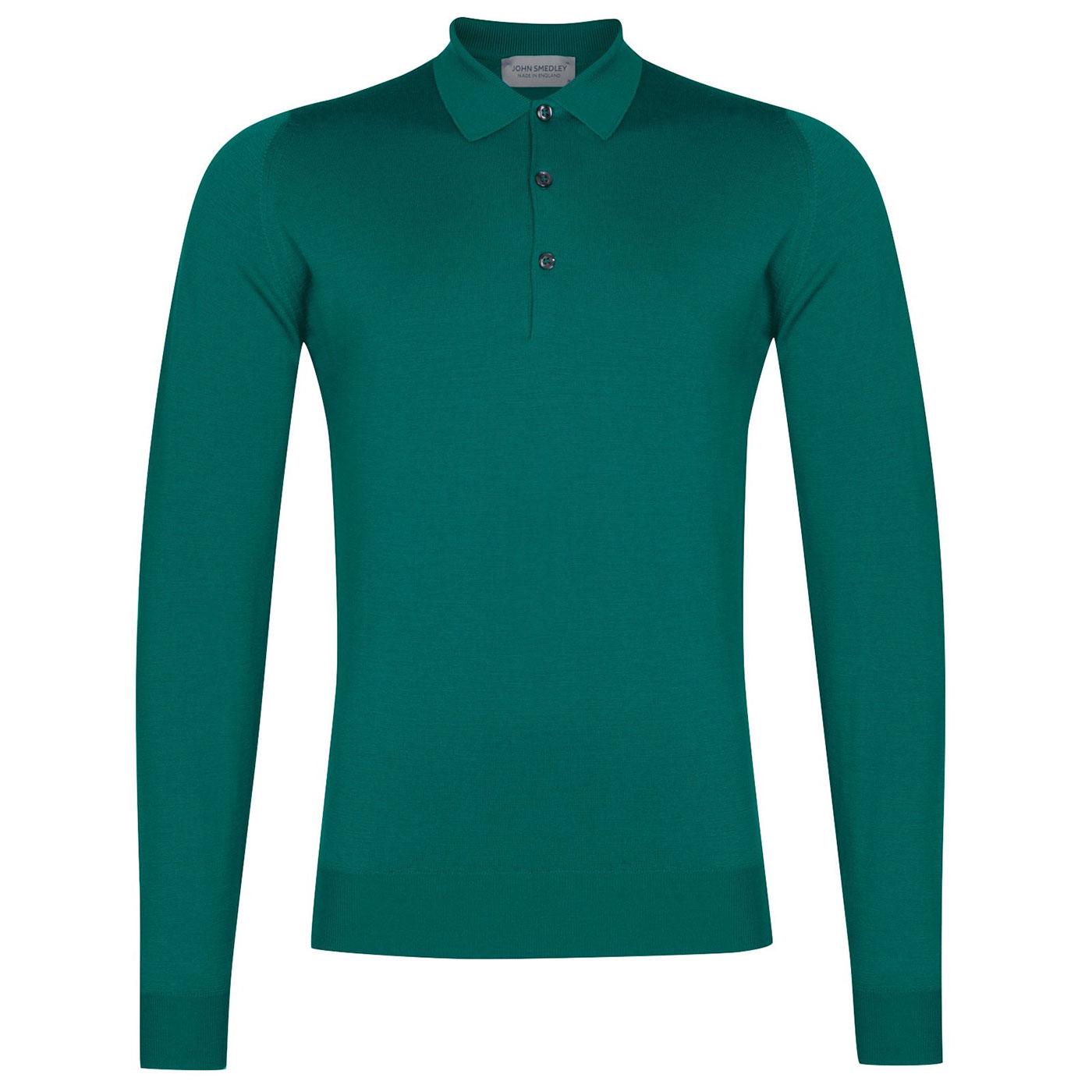 Belper JOHN SMEDLEY 60's Knitted Mod Polo Shirt LG