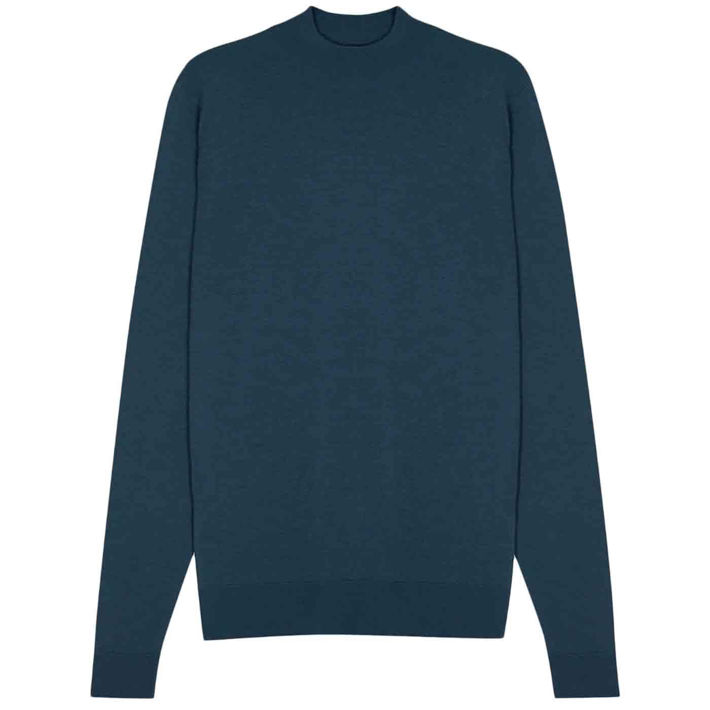 Harcourt John Smedley Mock Turtleneck Jumper SB