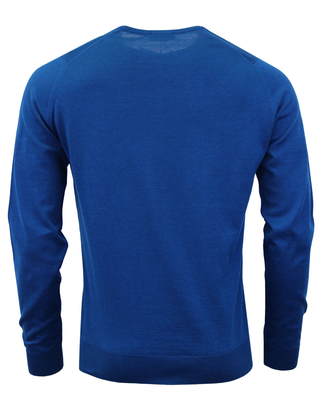 John Smedley Hatfield mens mod retro Jumper blue