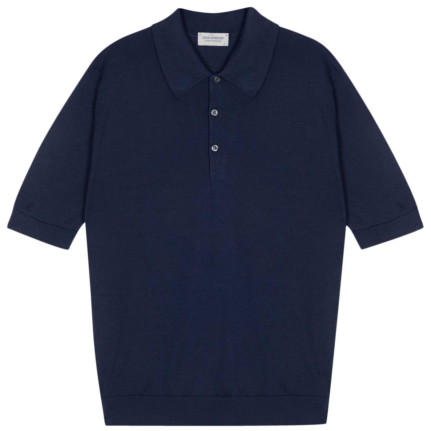 Isis JOHN SMEDLEY Classic Mod Knitted Polo Shirt N