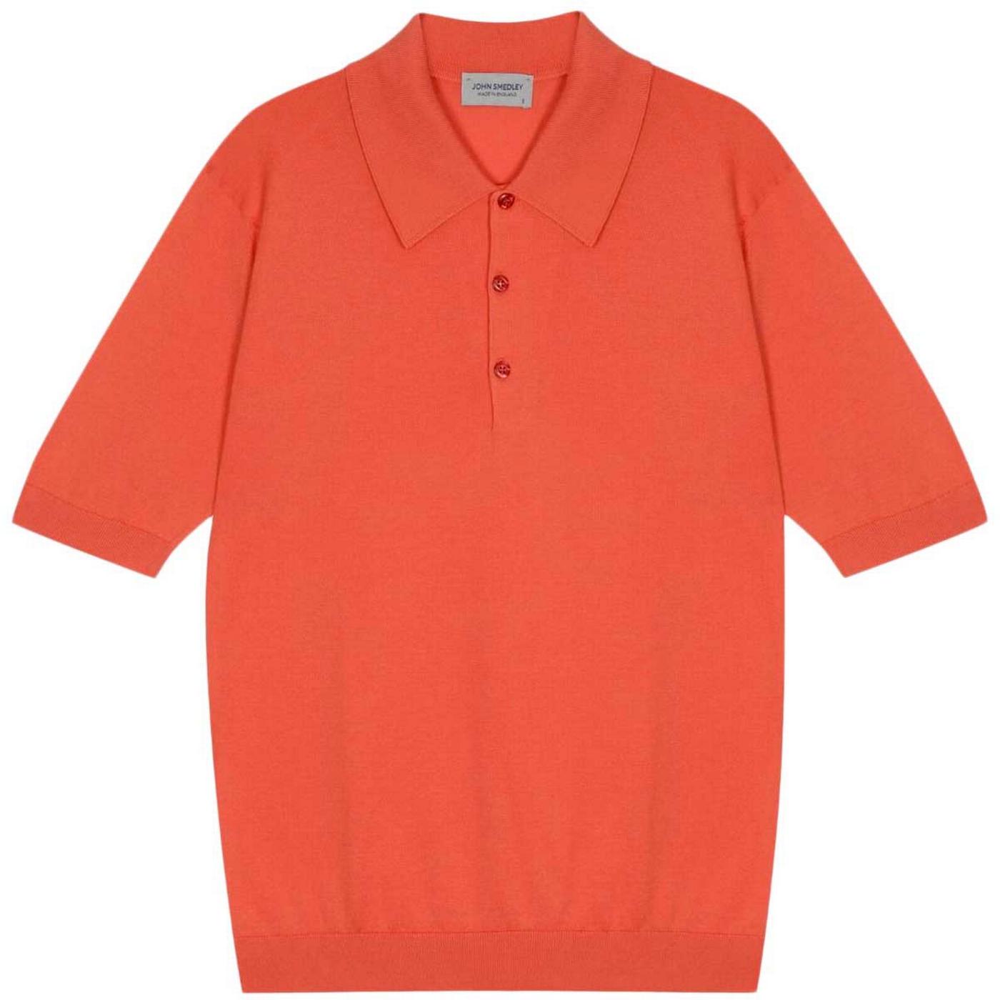Isis JOHN SMEDLEY Classic Mod Knitted Polo Shirt O
