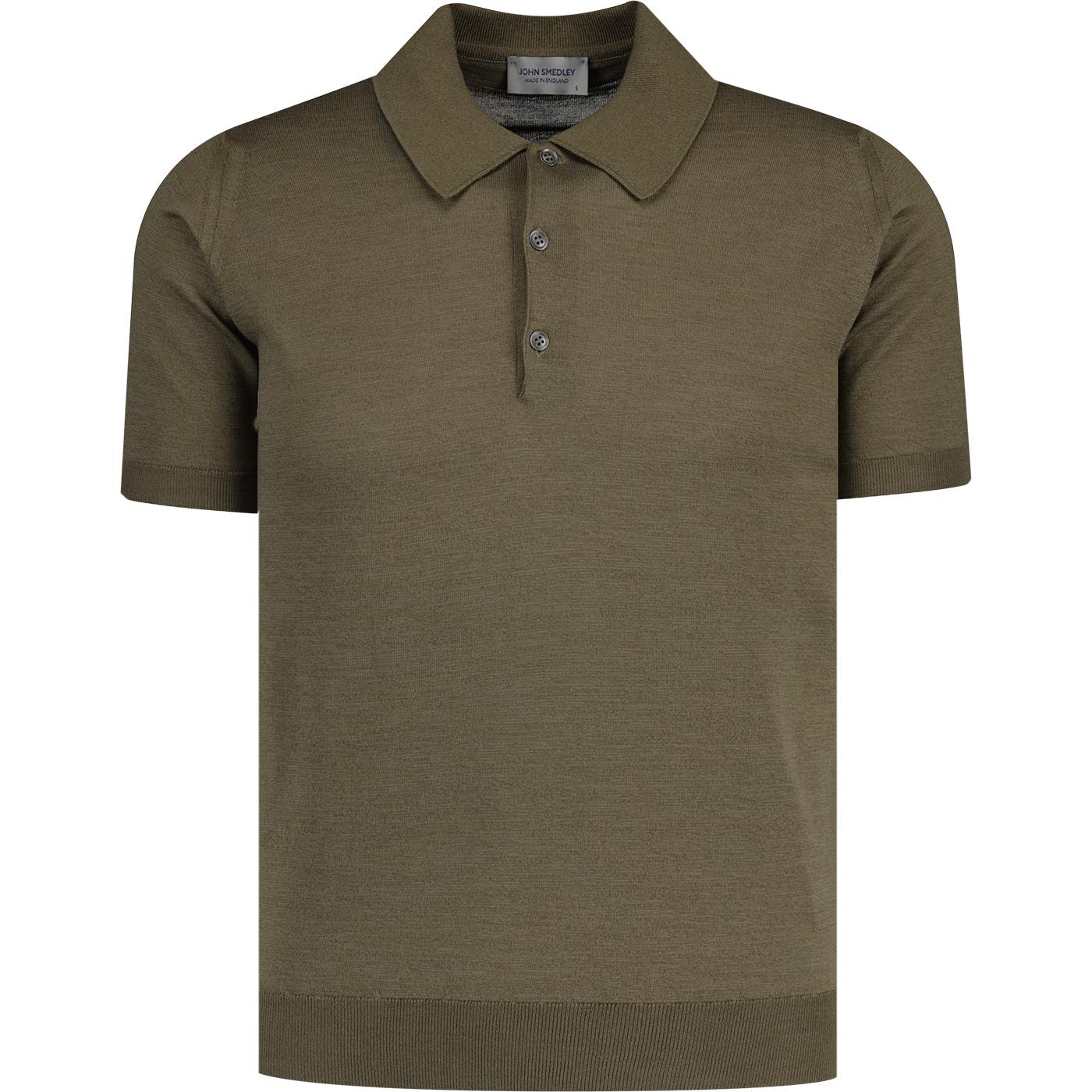 Peaks John Smedley Anglo Indian Gauze Polo Shirt S