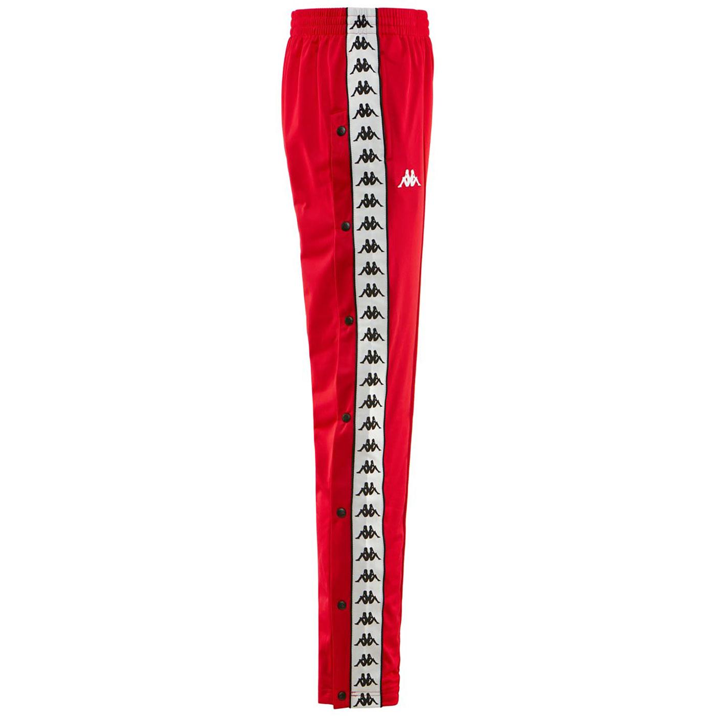 red kappa shell trousers  joggers  Vinted